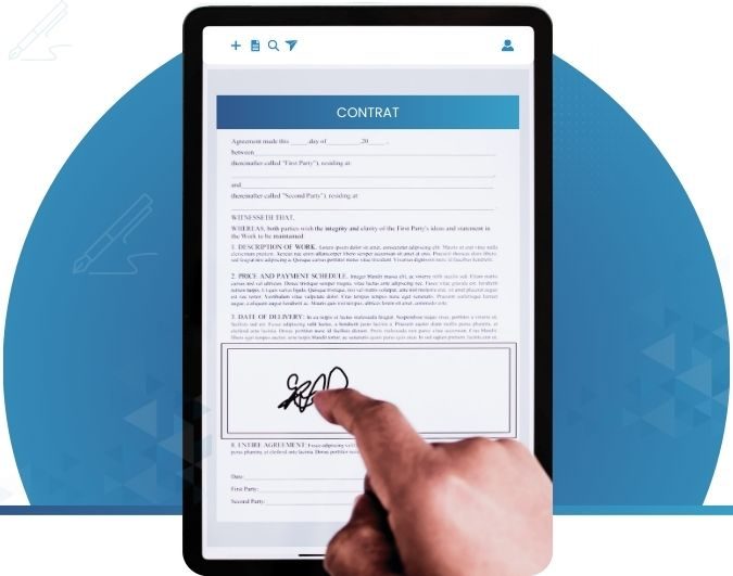 logiciel de gestion de formation qui intègre la signature de documents sur écran tactile