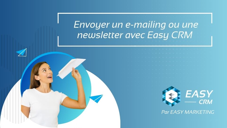 Aperçu du module newsletter avant chargement de la vidéo de sélection des destinataires